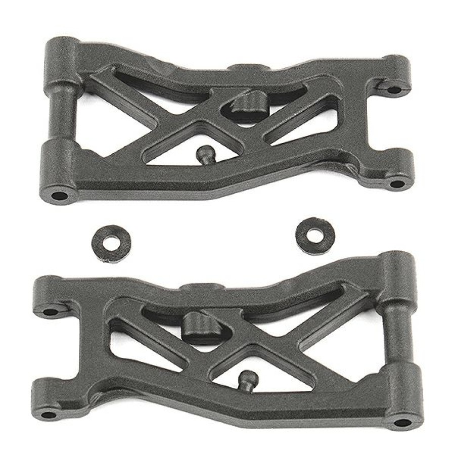 Car Spares * | Team Associated B74/B74.1 Ft Front Suspension Arms Carbon Fibre New