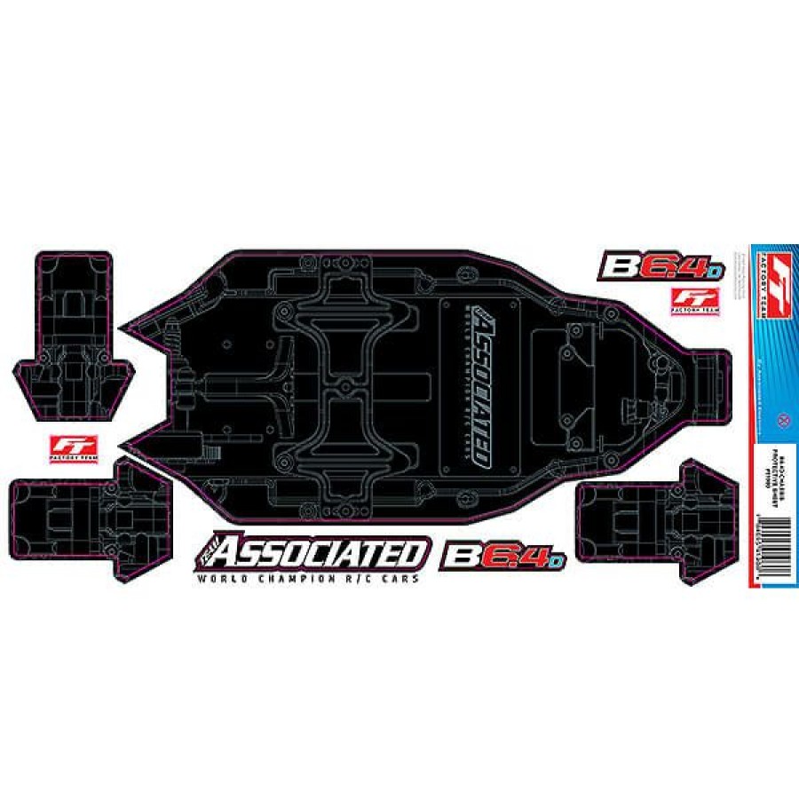 Car Spares * | Team Associated Rc10B6.4D Ft Chassis Protective Sheet, Printed Official