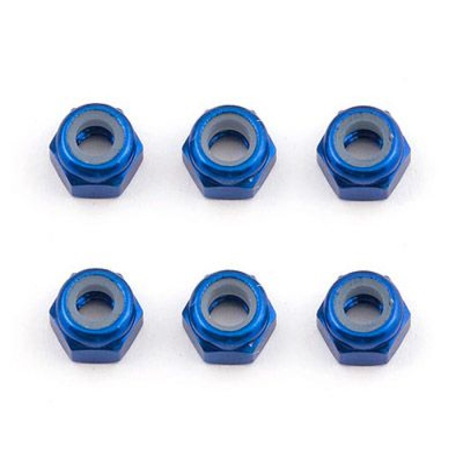 Option Parts * | Associated Ft M3 Locknut Blue Aluminium Cheap