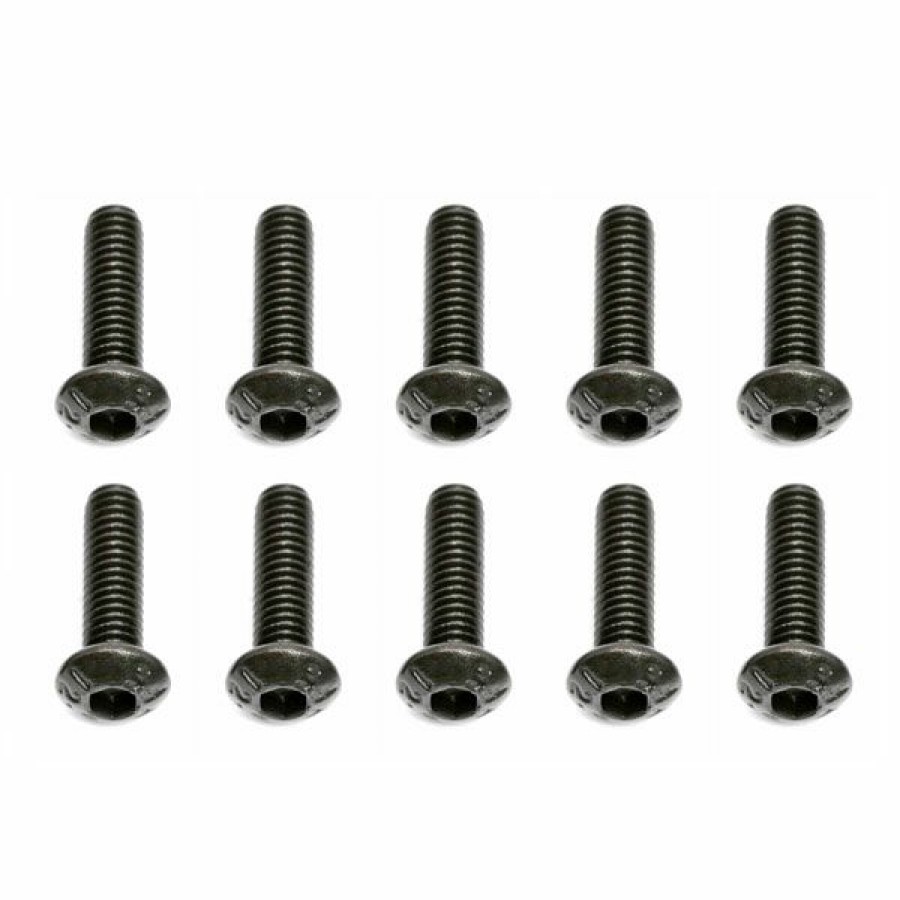 Car Spares * | Team Associated M3 X 10 Button Head Hex Screw (10) Reliable Quality